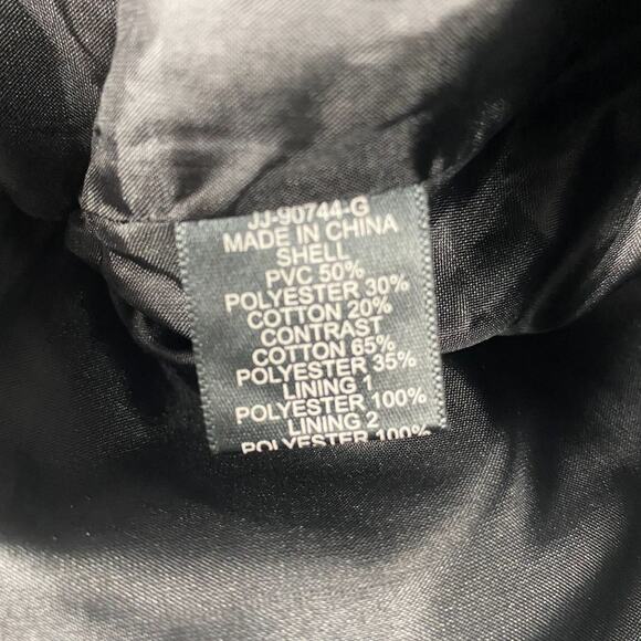 Ark & Co Playing with Fire Black Vegan Leather Jacket - Picture 4 of 10